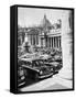 Cars Parking for Vatican Visit-null-Framed Stretched Canvas