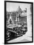 Cars Parking for Vatican Visit-null-Framed Photographic Print