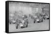 Cars Racing in a Grand Prix-null-Framed Stretched Canvas
