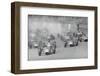 Cars Racing in a Grand Prix-null-Framed Photographic Print