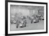 Cars Racing in a Grand Prix-null-Framed Photographic Print