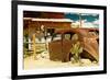 Cars - Route 66 - Gas Station - Arizona - United States-Philippe Hugonnard-Framed Photographic Print