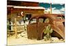 Cars - Route 66 - Gas Station - Arizona - United States-Philippe Hugonnard-Mounted Photographic Print