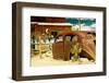 Cars - Route 66 - Gas Station - Arizona - United States-Philippe Hugonnard-Framed Photographic Print