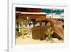 Cars - Route 66 - Gas Station - Arizona - United States-Philippe Hugonnard-Framed Photographic Print