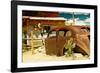 Cars - Route 66 - Gas Station - Arizona - United States-Philippe Hugonnard-Framed Photographic Print