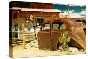 Cars - Route 66 - Gas Station - Arizona - United States-Philippe Hugonnard-Stretched Canvas