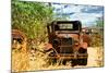 Cars - Route 66 - Gas Station - Arizona - United States-Philippe Hugonnard-Mounted Photographic Print