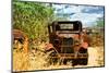 Cars - Route 66 - Gas Station - Arizona - United States-Philippe Hugonnard-Mounted Photographic Print