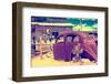 Cars - Route 66 - Gas Station - Arizona - United States-Philippe Hugonnard-Framed Photographic Print