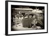 Cars - Route 66 - Gas Station - Arizona - United States-Philippe Hugonnard-Framed Photographic Print