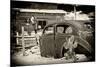 Cars - Route 66 - Gas Station - Arizona - United States-Philippe Hugonnard-Mounted Photographic Print