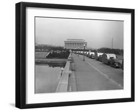 Cars Towing FSA Trailers-Royden Dixon-Framed Photographic Print