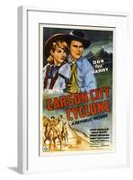 Carson City Cyclone-null-Framed Art Print