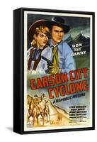 Carson City Cyclone-null-Framed Stretched Canvas