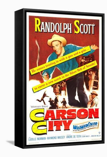 Carson City-null-Framed Stretched Canvas