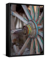 Cart and Cart Wheels in Cappadoccia, Turkey-Darrell Gulin-Framed Stretched Canvas