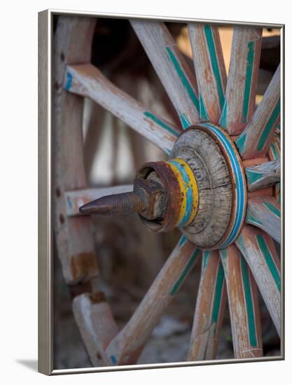 Cart and Cart Wheels in Cappadoccia, Turkey-Darrell Gulin-Framed Photographic Print