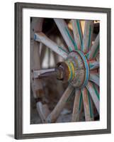 Cart and Cart Wheels in Cappadoccia, Turkey-Darrell Gulin-Framed Photographic Print