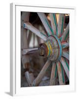 Cart and Cart Wheels in Cappadoccia, Turkey-Darrell Gulin-Framed Photographic Print