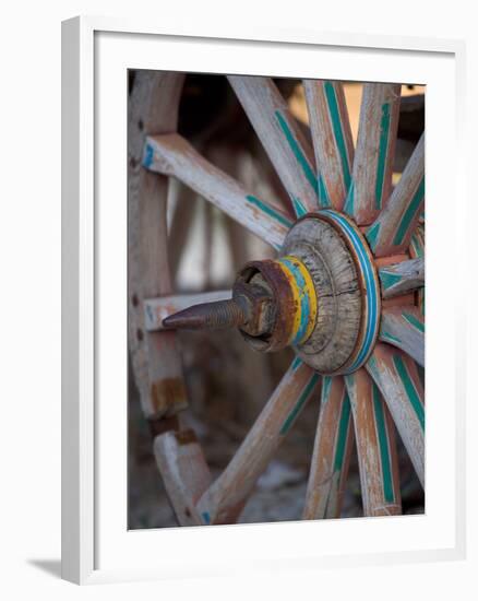 Cart and Cart Wheels in Cappadoccia, Turkey-Darrell Gulin-Framed Photographic Print