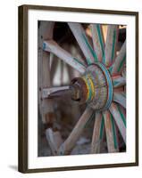 Cart and Cart Wheels in Cappadoccia, Turkey-Darrell Gulin-Framed Photographic Print