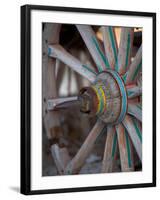 Cart and Cart Wheels in Cappadoccia, Turkey-Darrell Gulin-Framed Photographic Print