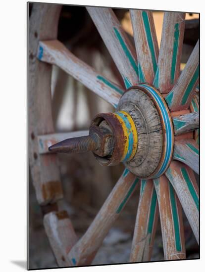 Cart and Cart Wheels in Cappadoccia, Turkey-Darrell Gulin-Mounted Photographic Print