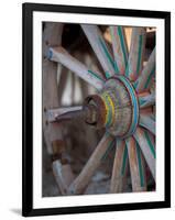 Cart and Cart Wheels in Cappadoccia, Turkey-Darrell Gulin-Framed Photographic Print