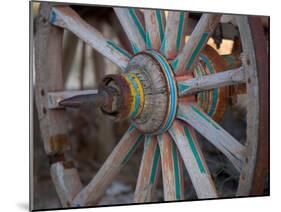 Cart and Cart Wheels in Cappadoccia, Turkey-Darrell Gulin-Mounted Photographic Print