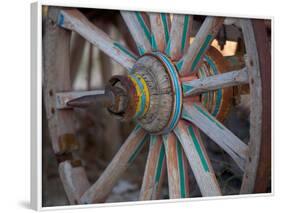 Cart and Cart Wheels in Cappadoccia, Turkey-Darrell Gulin-Framed Photographic Print