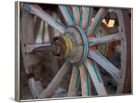 Cart and Cart Wheels in Cappadoccia, Turkey-Darrell Gulin-Framed Photographic Print