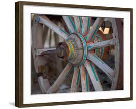 Cart and Cart Wheels in Cappadoccia, Turkey-Darrell Gulin-Framed Photographic Print