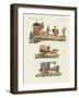 Cart and Way of Travelling in China-null-Framed Giclee Print