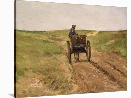 Cart in Katwijk, 1889-Max Liebermann-Stretched Canvas