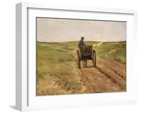Cart in Katwijk, 1889-Max Liebermann-Framed Giclee Print