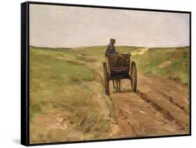 Cart in Katwijk, 1889-Max Liebermann-Framed Stretched Canvas