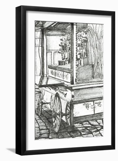 Cart Outside Cheers Bar Boston USA, 2003-Vincent Alexander Booth-Framed Giclee Print