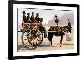 Cart, Palermo, Sicily, C1923-null-Framed Giclee Print