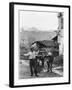 Cart Pulled by Two Oxen in the Basque Country, c. 1900-Ouvrard-Framed Giclee Print