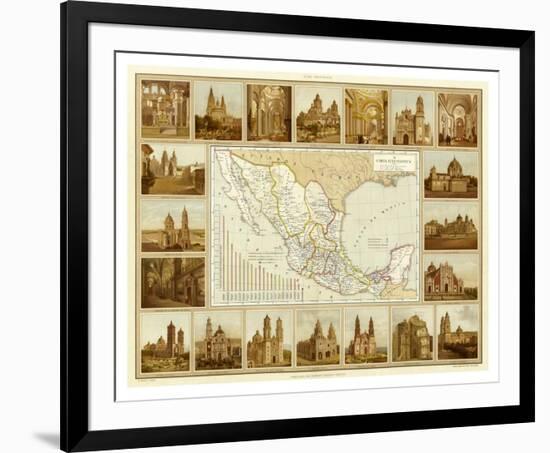 Carta Eclesiastica, c.1885-Antonio Garcia Cubas-Framed Art Print