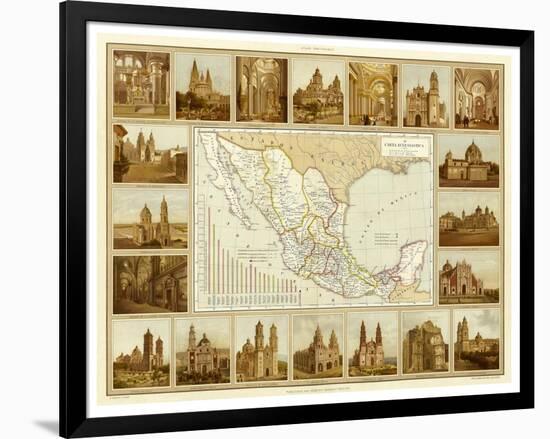 Carta Eclesiastica, c.1885-Antonio Garcia Cubas-Framed Art Print