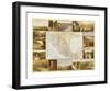 Carta Hydrografica, c.1885-Antonio Garcia Cubas-Framed Art Print