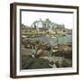 Cartagena (Spain), the Gate and the Sea Wall, Circa 1885-1890-Leon, Levy et Fils-Framed Photographic Print