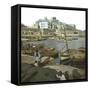 Cartagena (Spain), the Gate and the Sea Wall, Circa 1885-1890-Leon, Levy et Fils-Framed Stretched Canvas