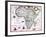 Carte d'Afrique-null-Framed Giclee Print