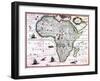 Carte d'Afrique-null-Framed Giclee Print