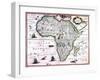 Carte d'Afrique-null-Framed Giclee Print