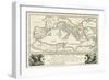 Carte de l'Empire romain de Jules Cesar-Julius Caesar-Framed Giclee Print