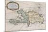 Carte de l'isle de Saint Domingue-null-Mounted Giclee Print